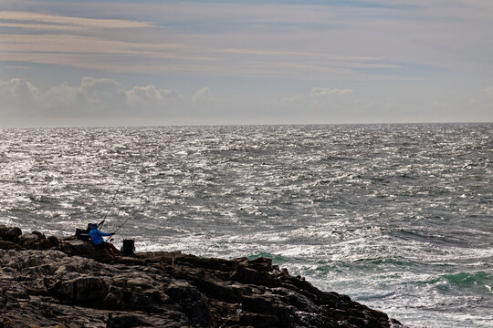 Ocean views at Yzerfontein, Western Cape, South Africa.