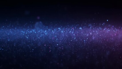 Abstract dark gradient with blurred light orbs and dust particles - Powered by Adobe