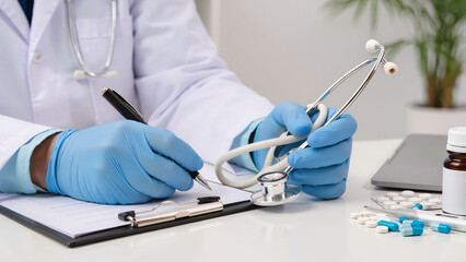 doctor with stethoscope 