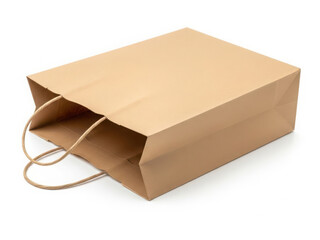 Brown paper shopping bag