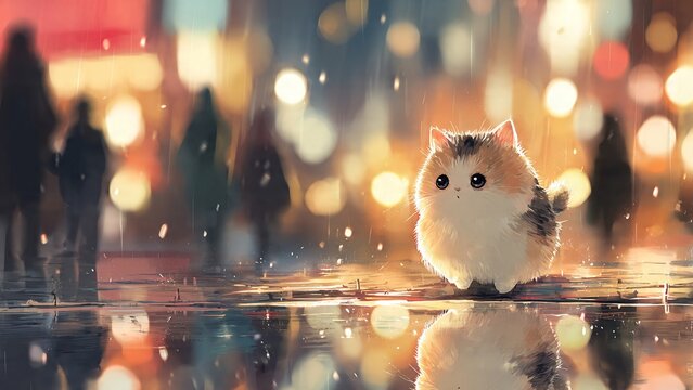 squirrel on the roof - Powered by Adobe