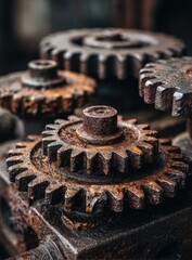 Close-up of rusted gears (1)