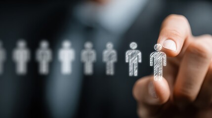 HR professionals utilize digital tools to review candidates and evaluate talent for organizational growth and workforce success