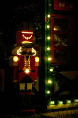 Nutcracker, traditional Christmas decorations