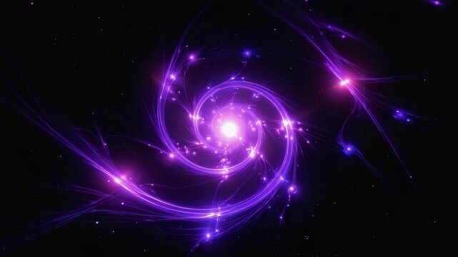 abstract background with glowing stars