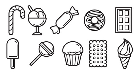 Toffee vector illustration