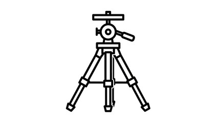 Camera tripod stand equipment photography tool.