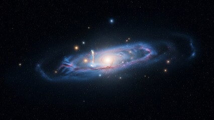 Galaxy with Bright Central Star Formation.