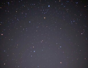 Stars Scattered Across Night Sky From Low Angle