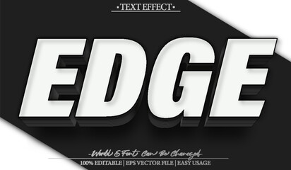 Edge Sharp Blade Knife Steel Point Razor Text Effect Editable Alphabet
