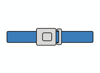 Venipuncture tourniquet belt isolated on white background healthcare equipment concept