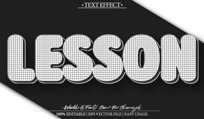 Lesson Student Learning Education Classroom Knowledge Study Text Effect Editable Alphabet