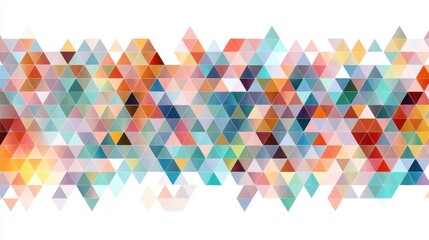 Colorful geometric triangle pattern background abstract