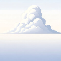 minimalist cloud formation