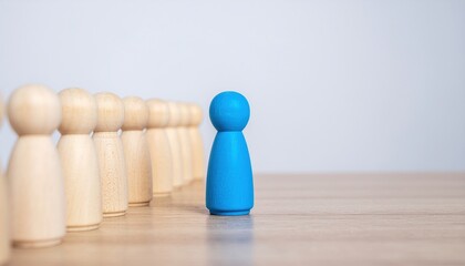 Blue Peg Doll Leader.