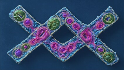 Intricate, colorful, abstract design