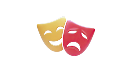 Comedy and Tragedy Masks