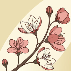 abstract floral background