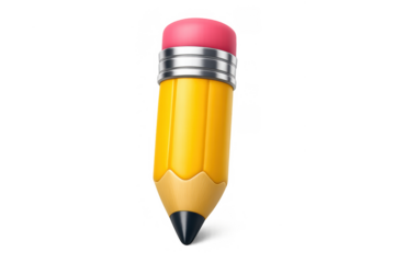 Creative pencil icon for design and composition projects