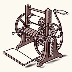 vector illustration of a steering wheel