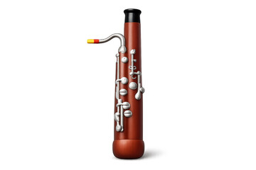 Bassoon icon with modern simple design for musical illustrations and digital art