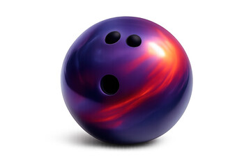 Minimalist bowling ball icon for sports design and poster inspiration