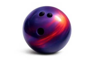 Minimalist bowling ball icon for sports design and poster inspiration