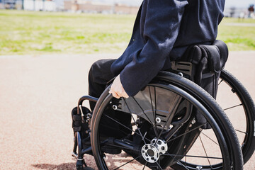 Obraz premium アクティブ車椅子ユーザー