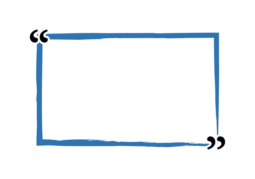 Cuadro de texto azul con comillas negras para resaltar citas y testimonios importantes