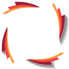 Comic Orange Color burst. Pop art retro vector Illustrator.