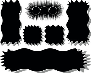 Comic Black and White Color burst. Pop art retro vector Illustrator.