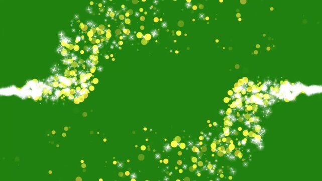 White glittering stardust circle trail sparkling particles for logo animation or motion graphic,Twinkling white star trail line, glitter sparkle, magical glowing particles, luxury starlight path. 4K