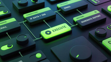 Digital Workflow Automation & Visual Programming Interface