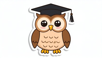 Wise Owl Graduation - A Symbol of Academic Achievement and Wisdom.