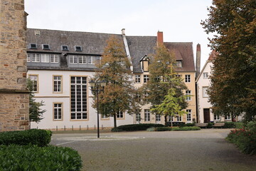 Blick in die Altstadt von Warendorf in Nordrhein-Westfalen	