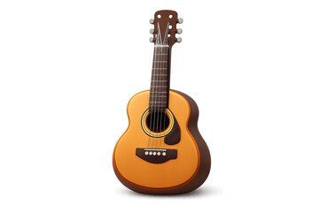 Obraz premium Acoustic guitar icon design for music apps and interfaces