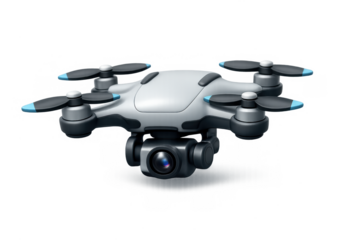 Futuristic drone design with advanced features for innovative technology projects