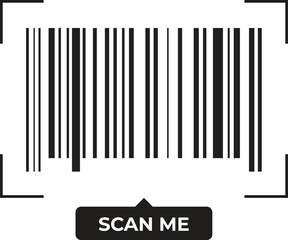 QR code and barcode symbolizing digital technology, data scanning, cashless payment, and product tracking in modern business.