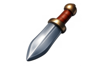 Roman gladius icon design for historical themed artwork and decor