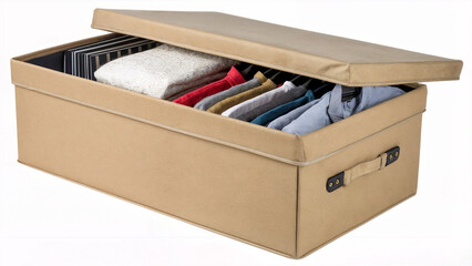 Corrugated box for clothes storage