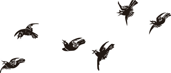 浮世絵　鶴　その26	
