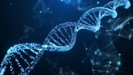 DNA Double Helix Structure Abstract Background A Visual Representation of Genetic Material and Molecular Biology - Powered by Adobe