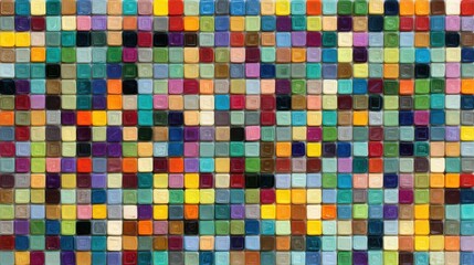 Colorful mosaic tiles abstract background pattern