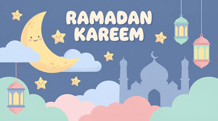 Ramadan Kareem Background. Happy Ramadan Mubarak Background Design