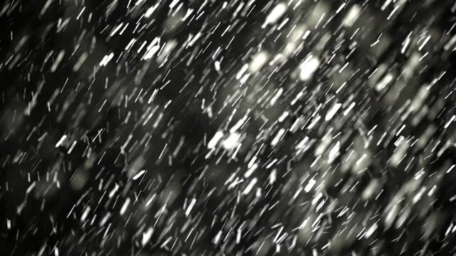 Tokyo,Japan - January 2, 2026: Falling heavy snow at night in Tokyo, Japan
