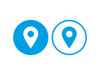 Location Icon, Map Pin, GPS Navigation Symbol