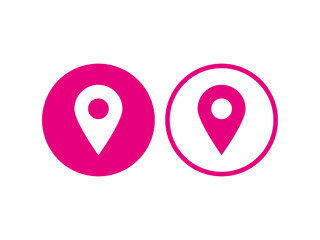 Location Icon, Map Pin, GPS Navigation Symbol