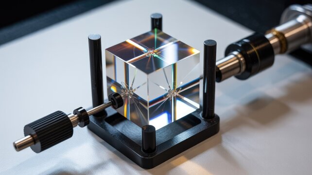 Beam Splitter Prism Setup