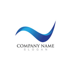 Water wave icon vector