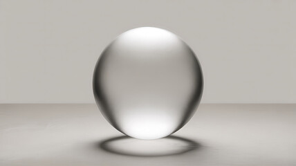 A softly lit elongated oval shape with a subtle shadow on a neutral surface